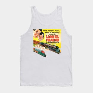 Lionel Trains Graphic Advertising Vintage Retro Tank Top